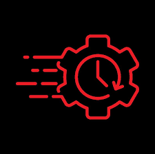 Red gear and clock icon representing the Aion 2 UGC tool utility